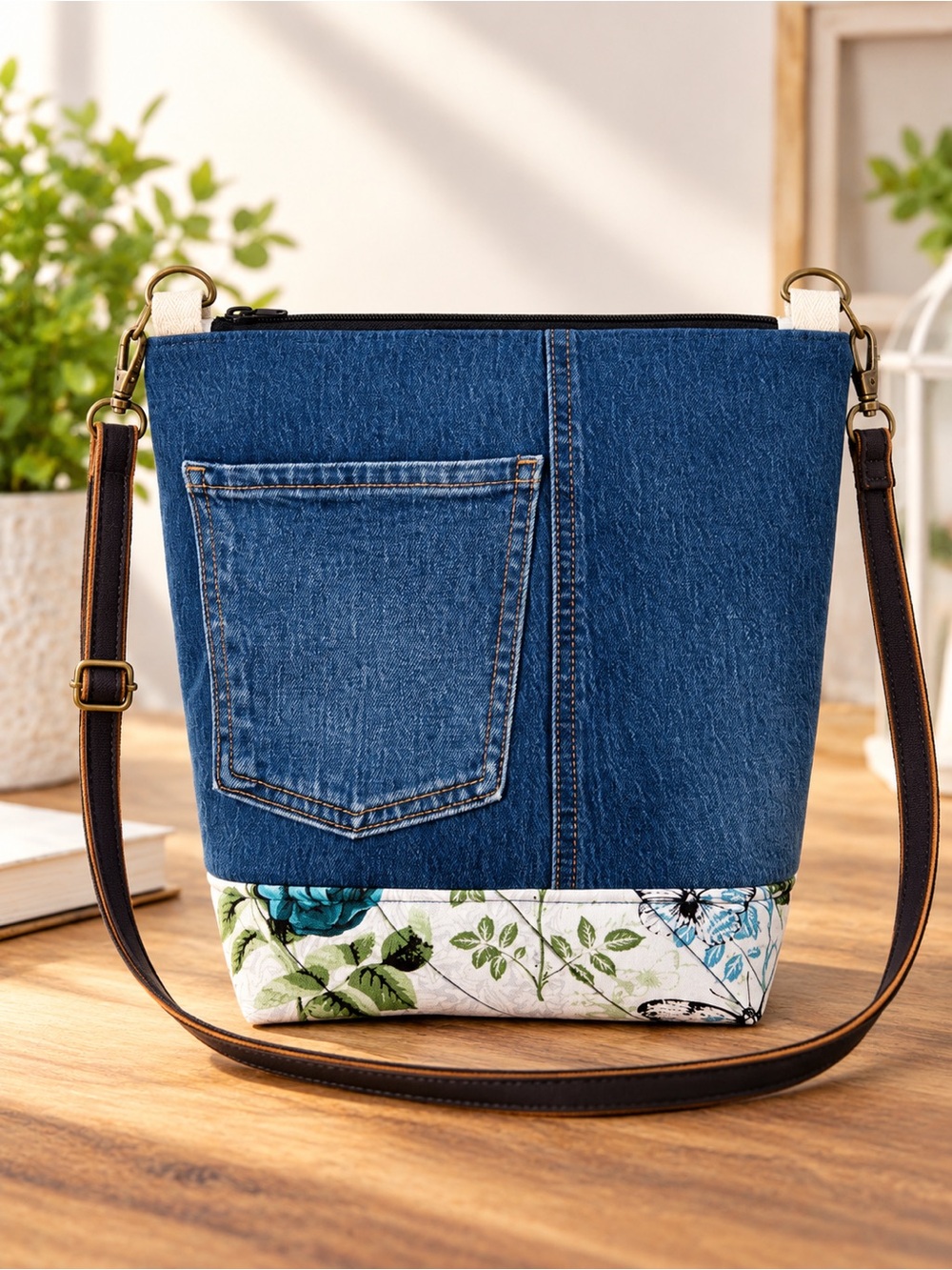 Handcrafted shoulder bag